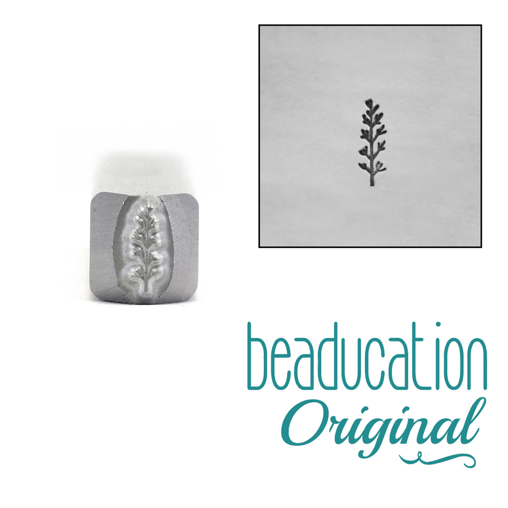 Metal Stamping Tools Small Winter Tree 5mm Metal Design Stamp - Beaducation Original